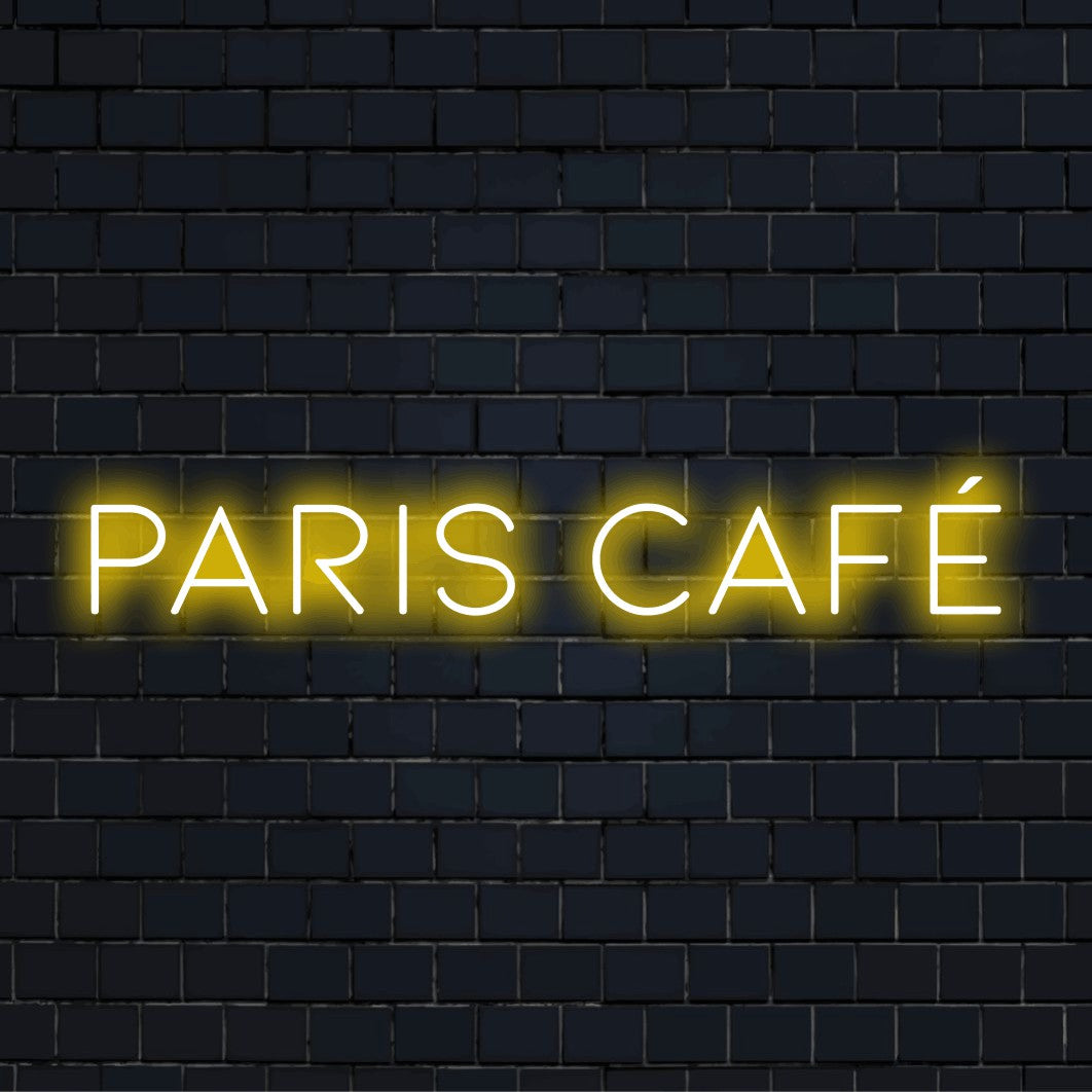 Paris Caf Neon Sign | Light Sign – The Art Neon