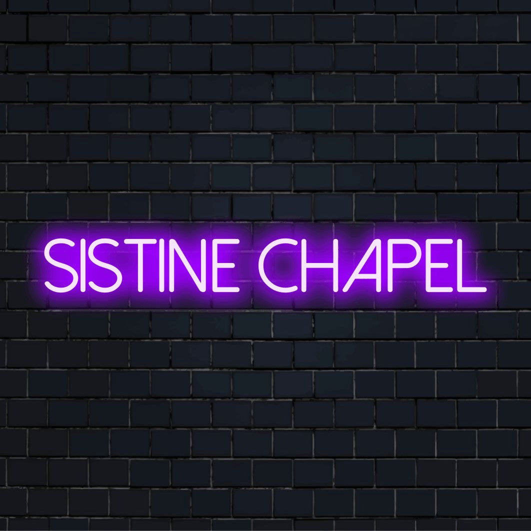 Sistine Chapel LED Neon Sign | Custom Light – The Art Neon