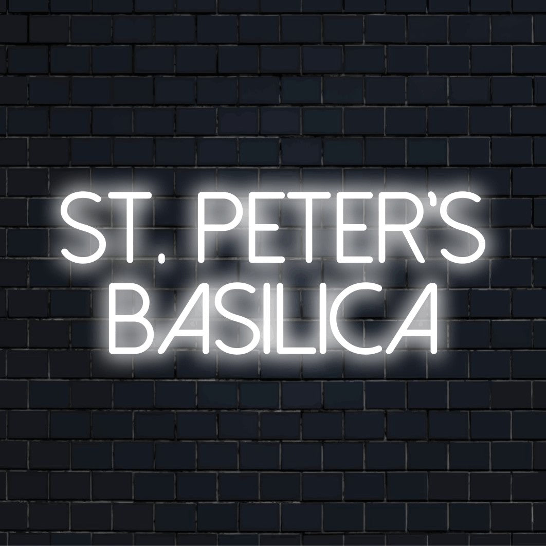 St Peter S Basilica LED Neon Sign | Custom Neon – The Art Neon