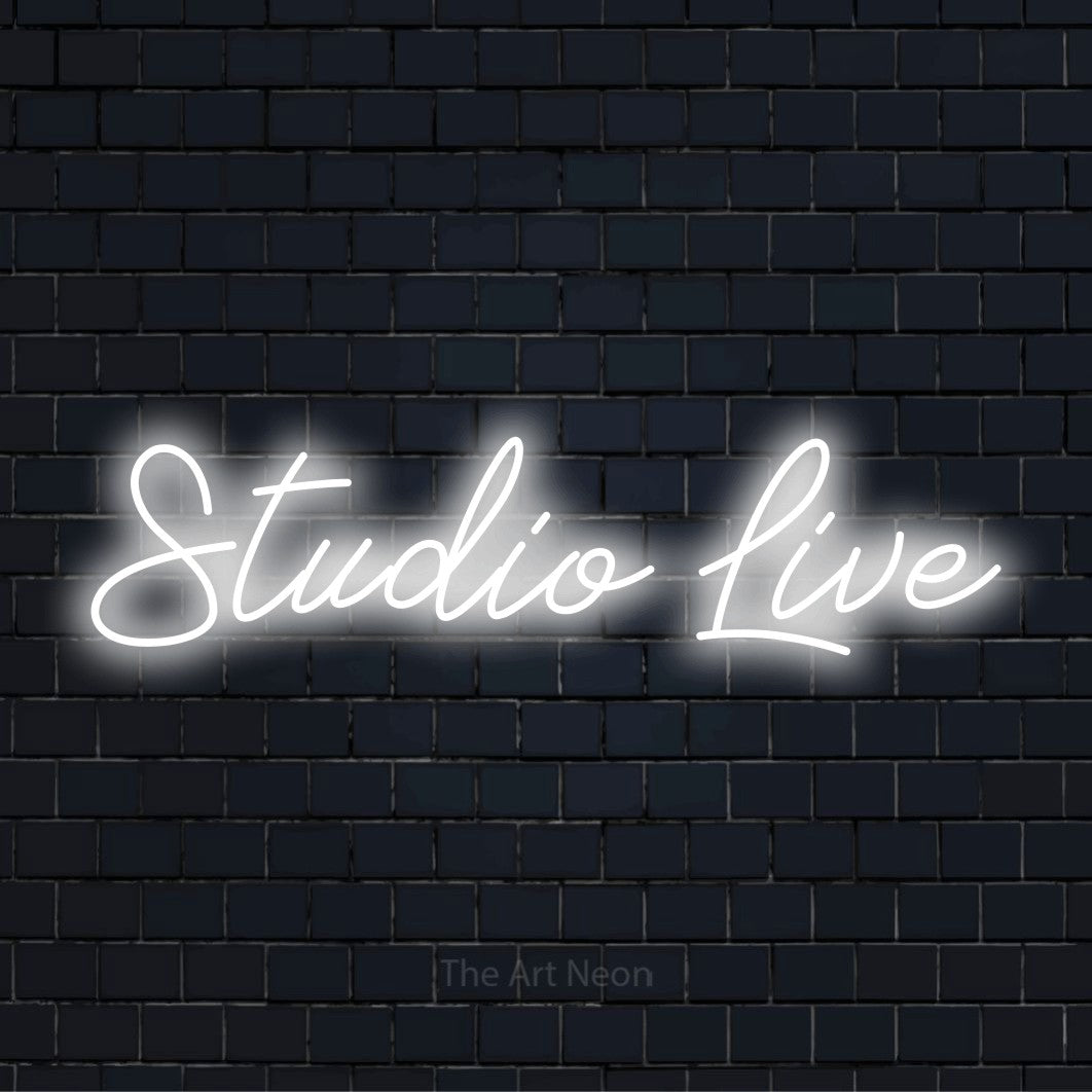 Studio Live LED Neon Sign | The Art Neon