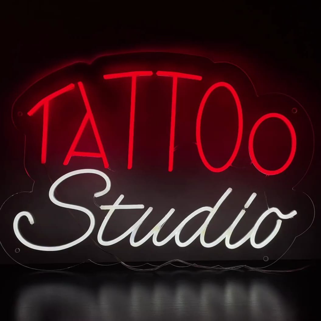 Tattoo Studio Señal de neón
