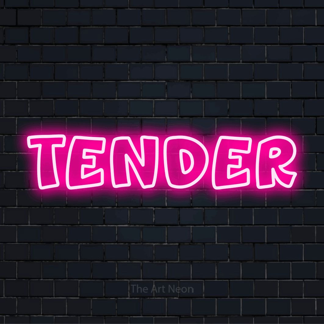 Tender LED Neon Sign | The Art Neon