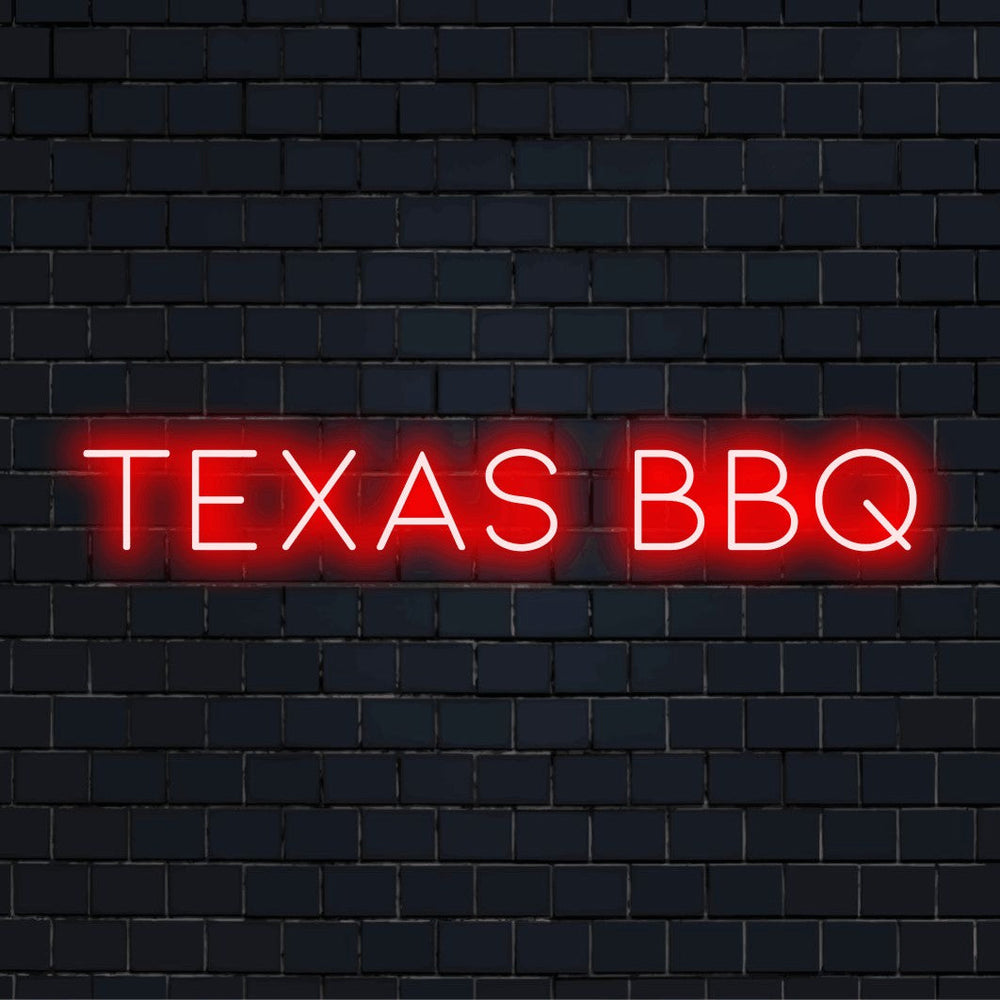 Texas Bbq Neon Light